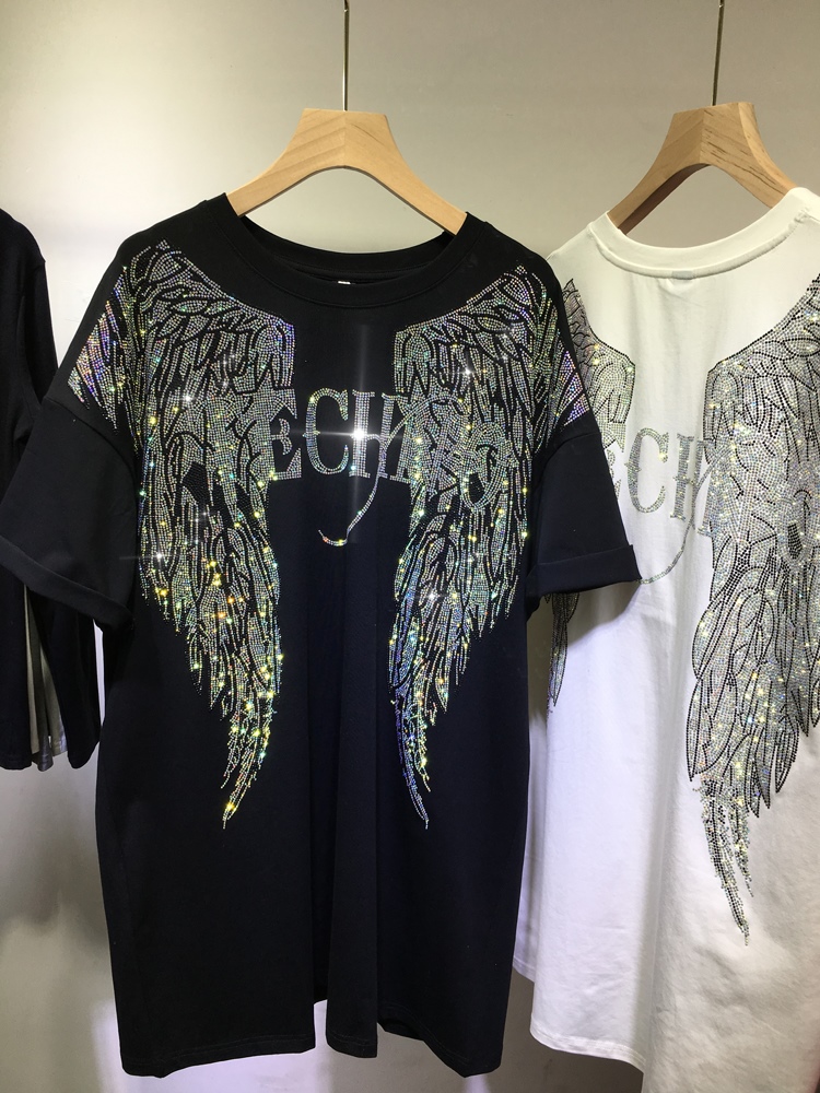 Streetwear Clothing Brand - L-3XL Oversize Đính Kim Cương Giả