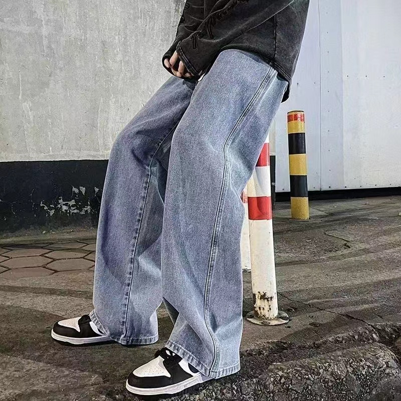 Streetwear Clothing Brand - 2023New Streetwear Loose Jeans Men Korean
