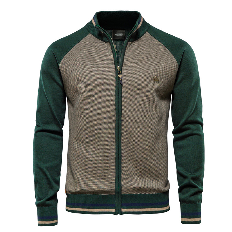 Spliced Cardigan Men Streetwea - đánh giá và giá Streetwear Brand England