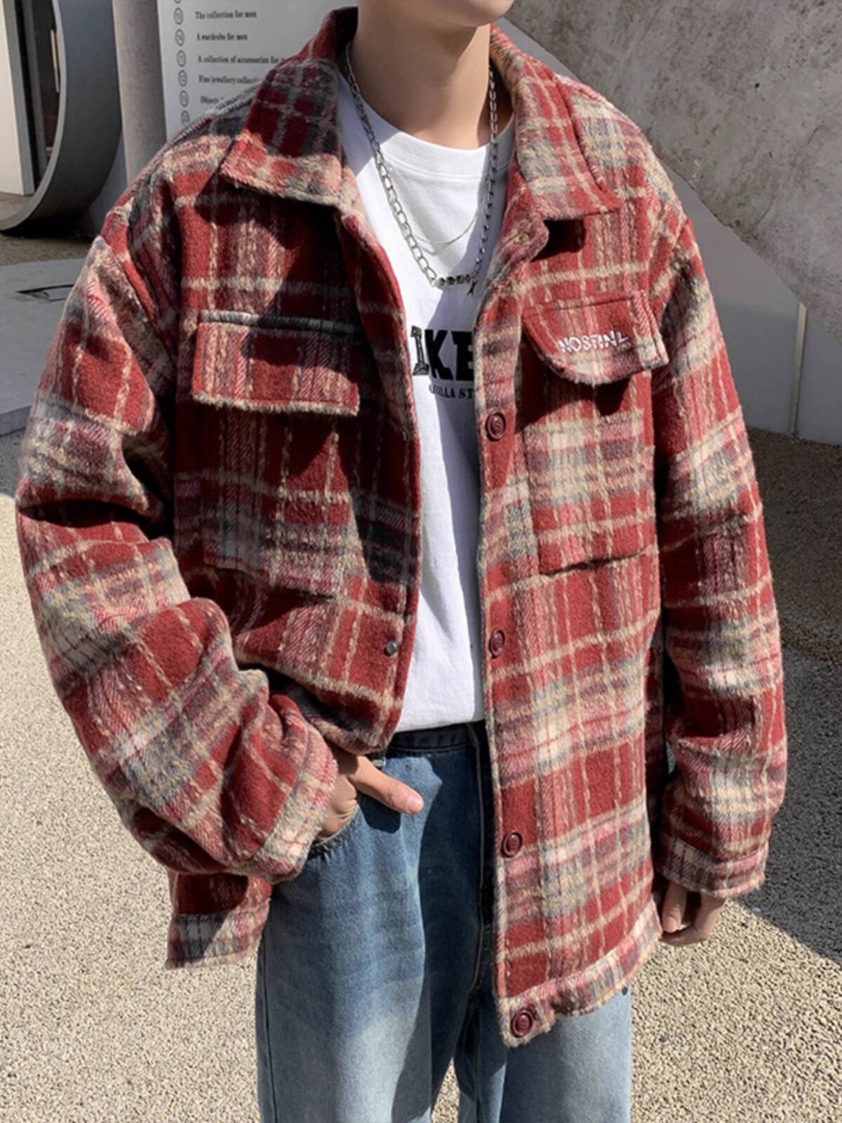 Men's Thick Shirts Jacket Autu - đánh giá và giá Streetwear Brand England